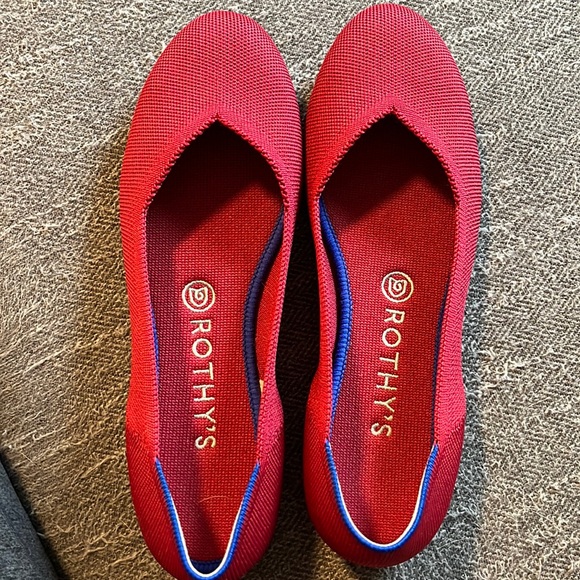 Worn once Rothy’s flats size 8.5 - Picture 1 of 2